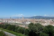Blick vom Piazzale Michelangelo auf Florenz